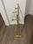 Brass Vintage Solid Brass Quilt/Towel Rack For Sale - Image 8 of 11