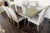 Bernhardt Henley Dining Table 84" + 6 Upholstered McCreary Chairs For Sale In New York - Image 6 of 7