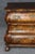 Vintage English Burled Wood Ball & Claw Foot 3 Drawer Commode C. 1950's For Sale - Image 12 of 13