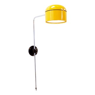 Space Age Yellow Wall Lamp by Arnold Berges for Staff Germany, 1970s For Sale