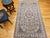 Cream Vintage Persian Nain Area Rug, Hand-Knotted Wool & Silk, Floral Pattern, 4x7, Ivory & Blue For Sale - Image 8 of 17