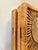 Vintage Woven Rattan Sunburst Four-Panel Room Divider Screen For Sale - Image 6 of 11