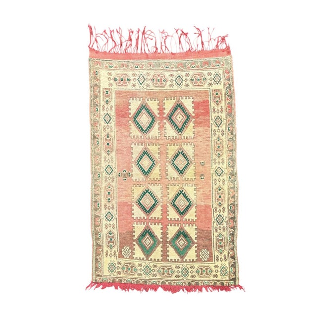 Modern Moroccan Berber Boujad Rug For Sale - Image 10 of 10