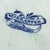 Vintage Set of 4 Pearl Stoneware Blue & White Transfer Plates by Podmore & Walker and Co. For Sale - Image 4 of 7