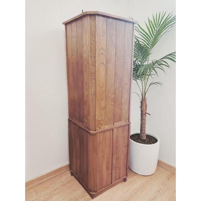 Brown Mid-Century Windsor Corner Display in Elm by Lucian Ercolani for Ercol, 1980s For Sale - Image 8 of 18