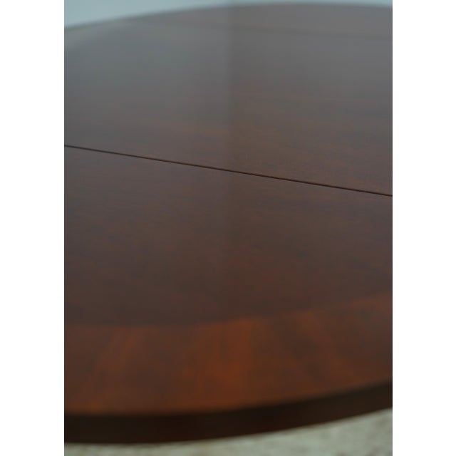 Pair of Baker Mahogany Drop Leaf Pembroke Tables For Sale - Image 12 of 18