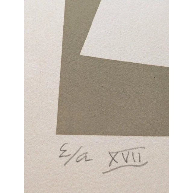 Alberto Magnelli, Abstract Composition, 1969, Hand-Signed Lithograph For Sale - Image 3 of 7