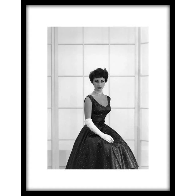 Contemporary 1948 Elizabeth Taylor in Front of Window Photo by John Engstead (11x14 Print) For Sale - Image 3 of 3