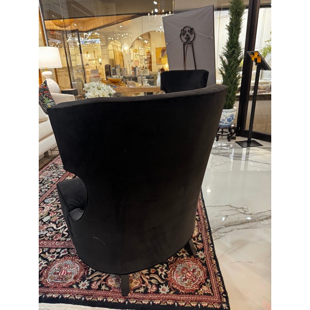 The ultimate French slipper chairs! Generously shaped, scaled, and finished with a refined tapered leg. Designed by Paris-...