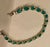 9 Carat Natural Brazil Emerald Tennis Bracelet 14 Karat Yellow Gold 7 " For Sale - Image 13 of 18