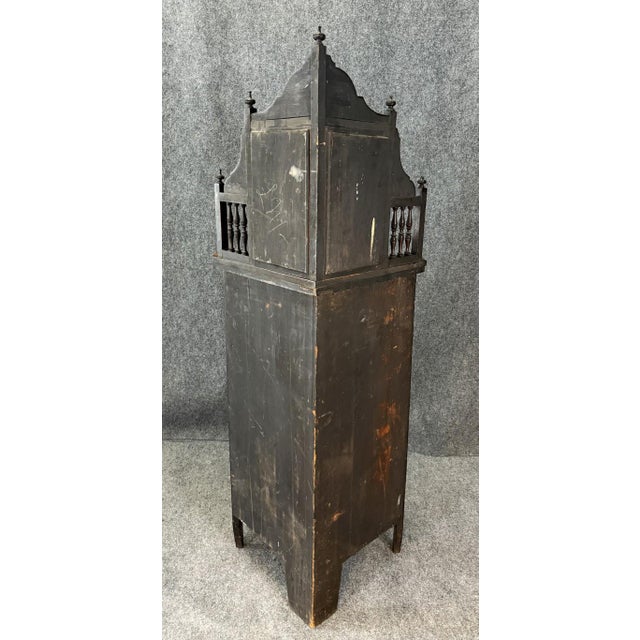 19th Century Inlaid Rosewood Corner Etagere For Sale - Image 9 of 13