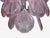 1960s Mid-Century Modern, Purple Shell Motif Murano Glass, Pendant Light, 1960s For Sale - Image 5 of 8