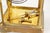 Glass Wm. L. Gilbert Crystal Regulator Carriage Clock, Antique Brass For Sale - Image 7 of 9