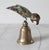 Mexican 1970s Silver Plate & Abalone Parrot Dinner Bell For Sale - Image 3 of 9