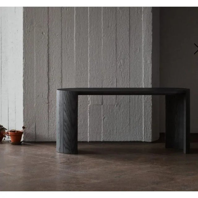 Not Yet Made - Made To Order Airisto Bench in Stained Black by Made by Choice For Sale - Image 5 of 6