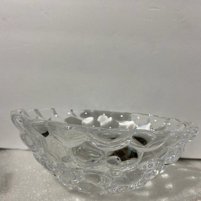 Modern Orrefors Crystal Geometric Bowl For Sale In Los Angeles - Image 6 of 10