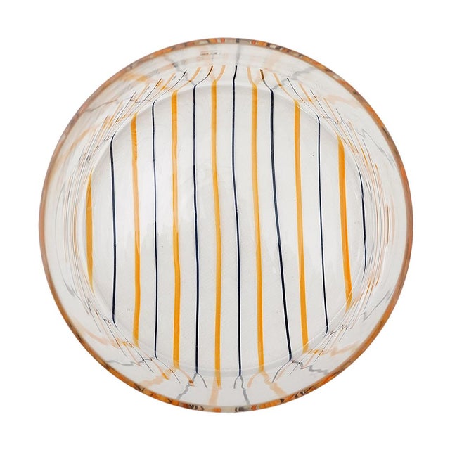Transparent Vase with Stripes by Rosanna Toso for Fratelli Toso, 1970s For Sale - Image 7 of 13