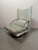 Animal Skin Mid-Century Grey Leather Torino Swivel Lounge Chair by Rolf Benz, Germany, 1980s For Sale - Image 7 of 7
