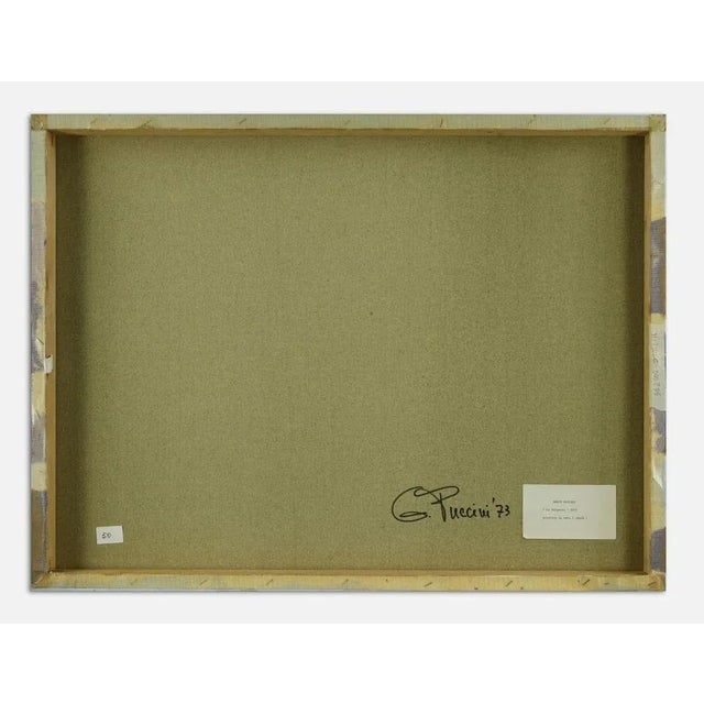 Contemporary Genny Puccini, Libra, 1973, Acrylic on Canvas For Sale - Image 3 of 4