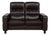 Wave Leather Two-Seater Brown Espresso Manual Function Sofa from Stressless For Sale