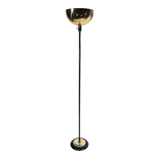 Mid Century Hollywood Regency Floor Lamp Uplight Torchiere C. 1950/70’s For Sale