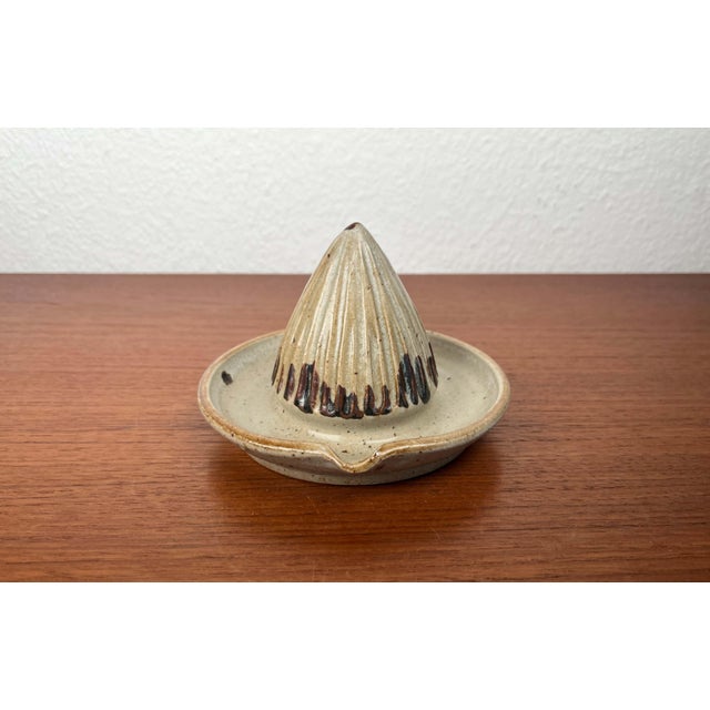 Mid-Century Modern German Studio Pottery Lemon Squeezer For Sale - Image 10 of 13