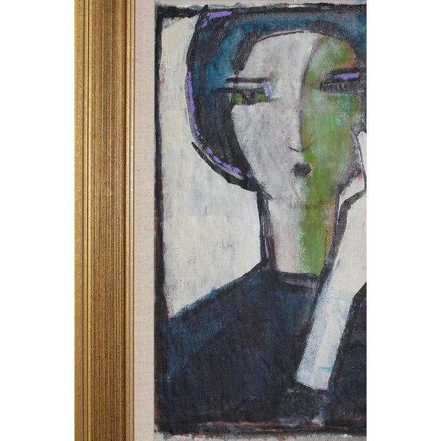 1980s Florentine School Artist, Hidden Portraits XXIX, 1980s-1990s, Framed For Sale - Image 5 of 13