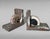 Art Deco Pair of French Art Deco Bookends in Polychrome Marble For Sale - Image 3 of 18
