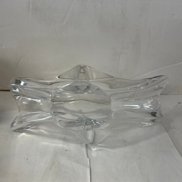 1980s 1980s Cofrac Art Verrier Small Gondola Glass Bowl For Sale - Image 5 of 5