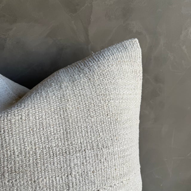 Not Yet Made - Made To Order Vintage Rug Pillow Cover With Stripes For Sale - Image 5 of 8