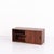 Wall-Mounted Rosewood Cabinet with Sliding Doors, 1960s For Sale - Image 4 of 13