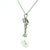 Metal Vintage Platinum Diamond and 18mm Baroque Pearl Drop Necklace For Sale - Image 7 of 11