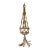 Vintage Boho Macramé Plant Hanger in Natural Fiber — Large Hanging Planter, 1970s For Sale