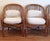 Mid-Century Modern Matching Chinoiserie Bamboo Rattan Cane Club Chairs Set For Sale - Image 3 of 13