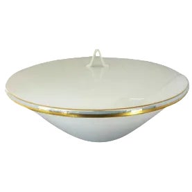 Mid-Century Serving Bowl With Lid For Sale