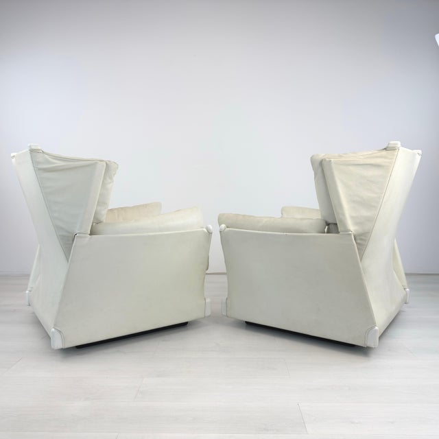 Piero De Martini for Cassina Armchairs With Ottoman - A Pair For Sale In New York - Image 6 of 9