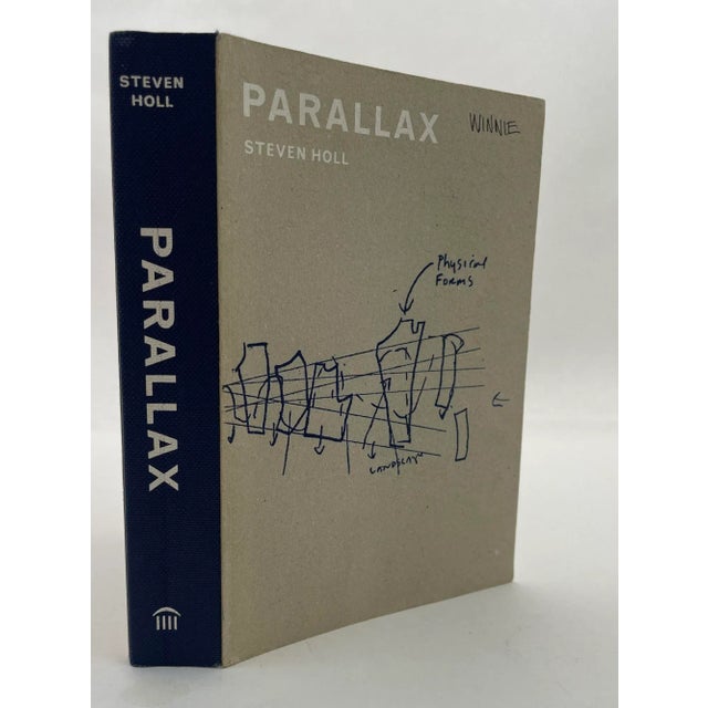 Parallax Paperback by Steven Holl Architect 1st Edition 2000 Book For Sale - Image 4 of 10