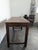 Rustic Rustic Walnut Table with H-Shaped Stretcher For Sale - Image 3 of 9