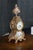 Antique French Louis XV Rococo Sèvres Style Hand Painted Porcelain Mantel Clock For Sale - Image 17 of 18