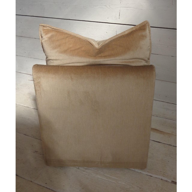 Sectional Sofa in Shaved Velvet with Down Padding and Walnut Feet, 1960s, Set of 6 For Sale - Image 15 of 18