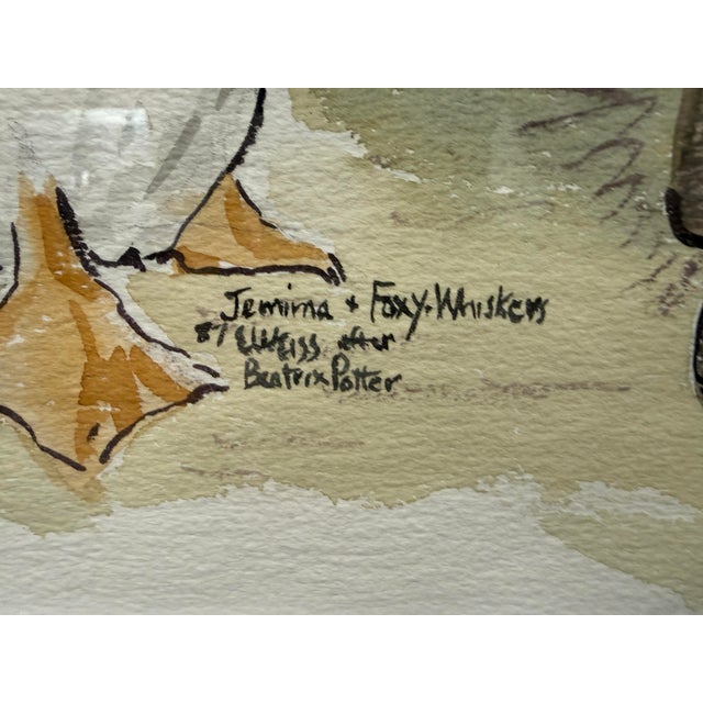 Beatric Potter Jemima Puddle Duck and the Fox, Framed For Sale - Image 10 of 12