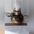 Vintage Early American Electric Brass Gas Oil Lamp Genie Lamp For Sale - Image 10 of 11
