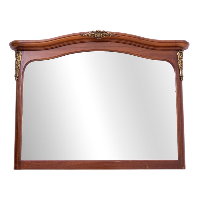Antique Mirror in Walnut, France, 1890 For Sale