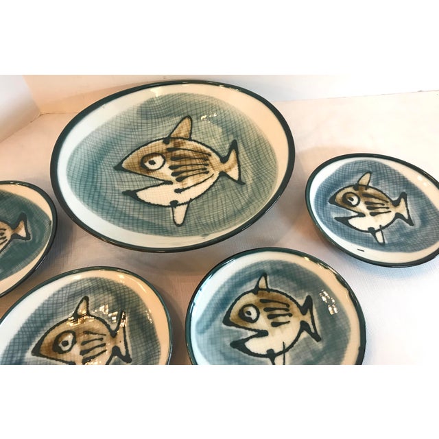 Japanese Fish Bowl Set 5 Pieces Chairish