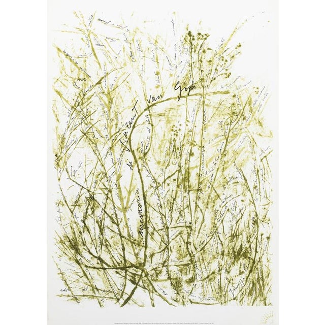 Homage to Van Gogh Poster after Giuseppe Penone, 1990 For Sale - Image 6 of 6