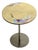 Carlo Malnati Post-Modern Italian Gold Painterly Side Drink Table 80s 90s For Sale