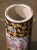 Ceramic Mid-Century Chinese Painted & Gilt Famille Rose Porcelain Umbrella Stand For Sale - Image 7 of 9