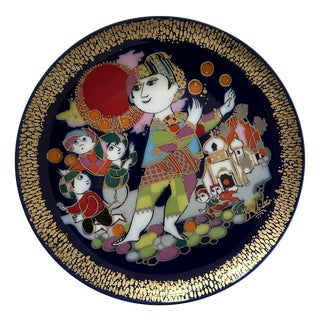 Aladdin Plate No. II by Bjørn Wiinblad for Rosenthal, 1970s For Sale