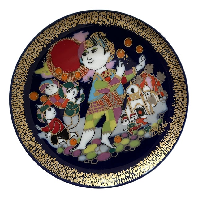 Aladdin Plate No. II by Bjørn Wiinblad for Rosenthal, 1970s For Sale