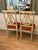 Late 19th Century Louis XVI Style Painted Lyre Back Chairs - A Pair For Sale - Image 9 of 17